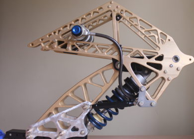 Picture of a Hydra mono-ski frame